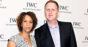 Michael Rapaport with his new wife 