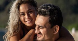 Max Holloway with fiance