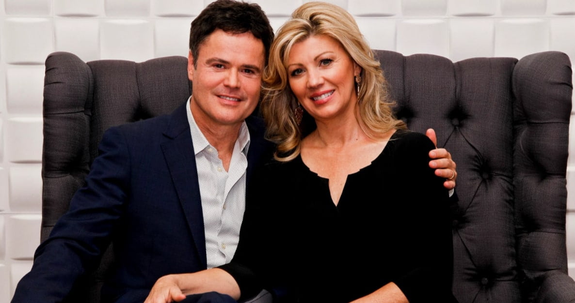 Image of Donny Osmond with his wife, Debbie Osmond
