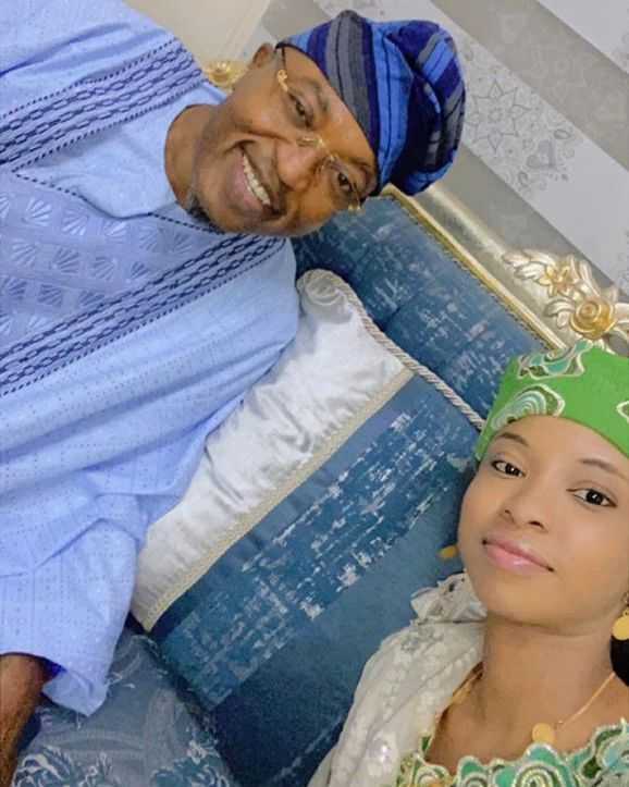 Image of Adewale Akanbi with his wife, Firdauz Abdullahi