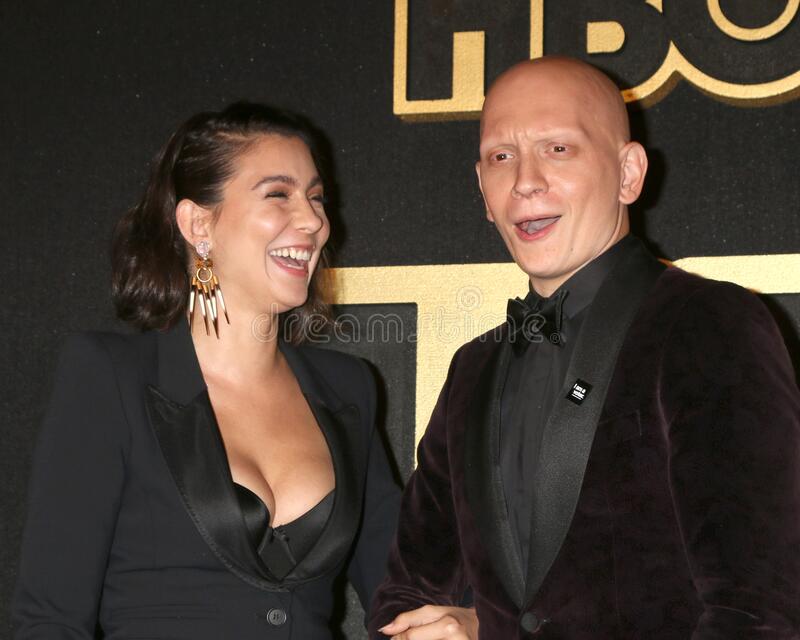 Image of Anthony Carrigan with his wife, Gia Olimp