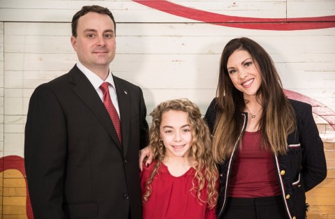 Image of Archie Miller and Morgan Nicole Cruse Miller with their daughter, Leah Grace Miller