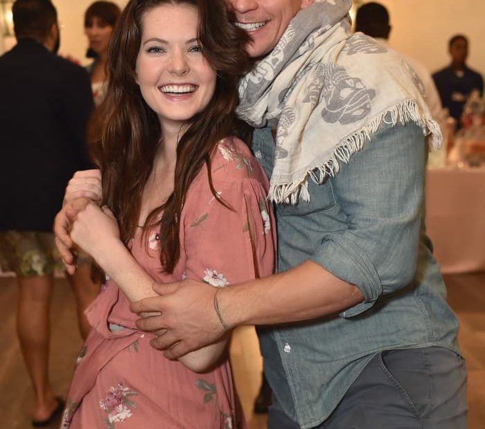 Image of Billy Magnussen with his girlfriend, Meghann Fahy