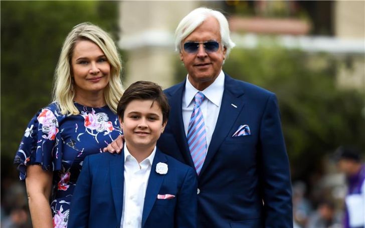 Image of Bob and Sherry Baffert with their son