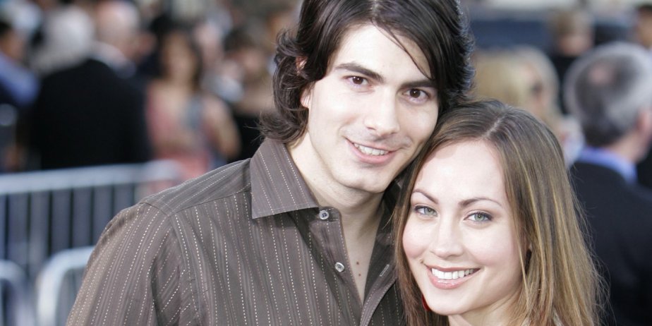 Image of Brandon Routh with his wife, Courtney Ford 
