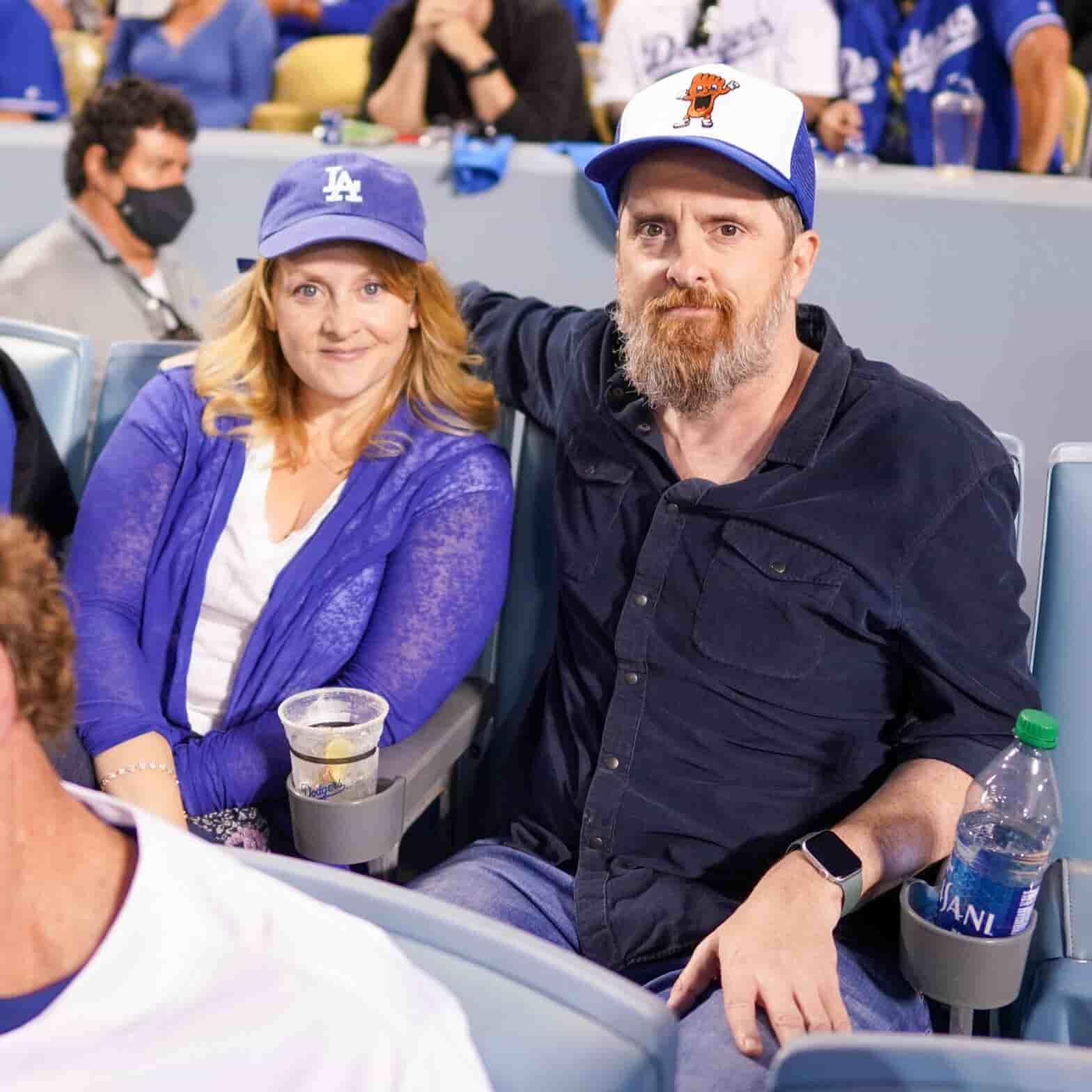Image of Brendan Hunt with his wife, Shannon Nelson