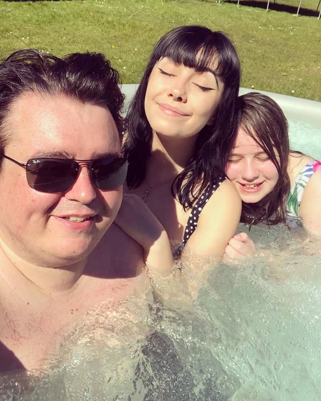 Image of Daz Black with his girlfriend, Soheila Clifford, and his daughter, Sarah