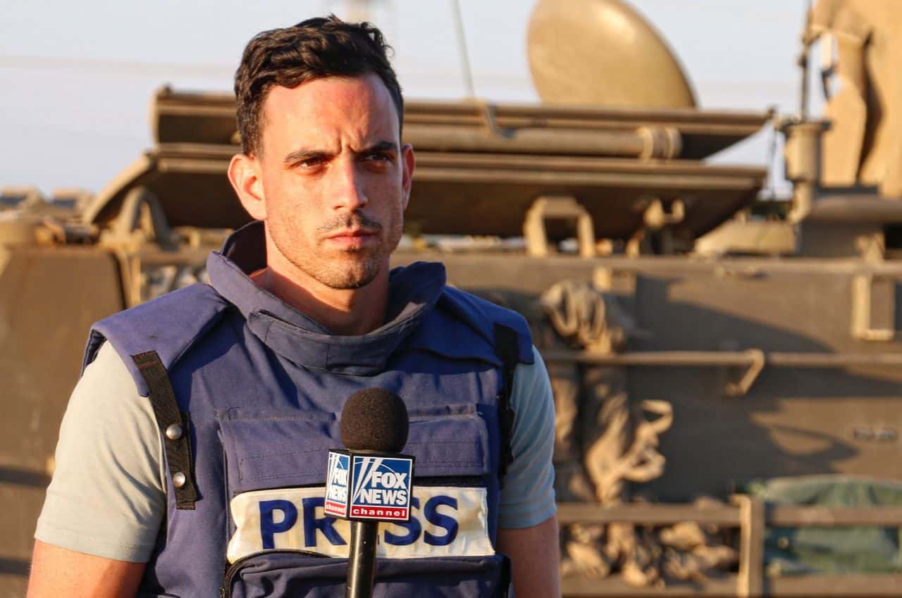 Image of FOX news American Correspondent in Jerusalem 