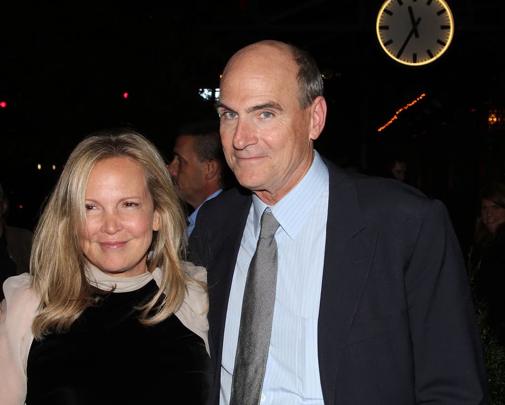 Image of James Taylor with his third wife, Caroline Smedvig