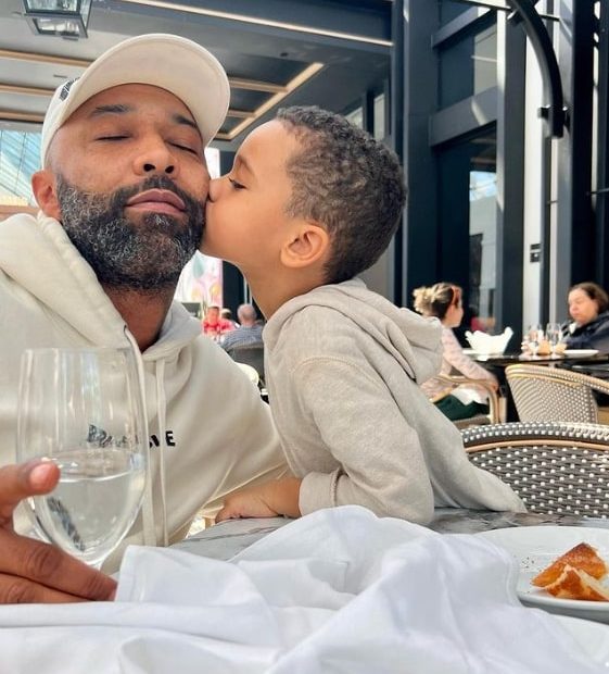Image of Joe Budden with his youngest son, Lexington Budden