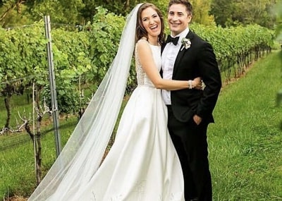 Image of Jonathan Swan with his wife, Betsy Woodruff