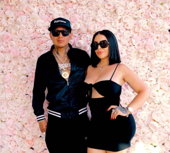 Image of King Lil G with his girlfriend, Kimberly Michele
