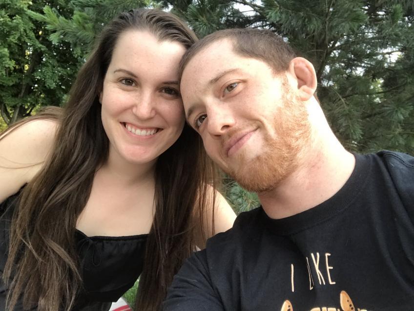 Image of Kyle O’Reilly with his wife, Erica Greenwood
