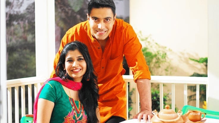 Image of the Master Chef India Judge with his Wife 