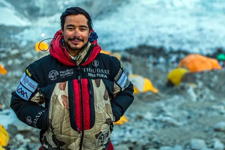 Image of Nirmal Purja a British Mountaineer from Nepal