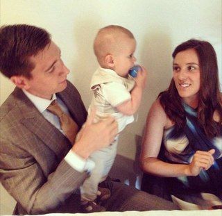 Image of Oliver Phelps and Katy Humpage with their daughter