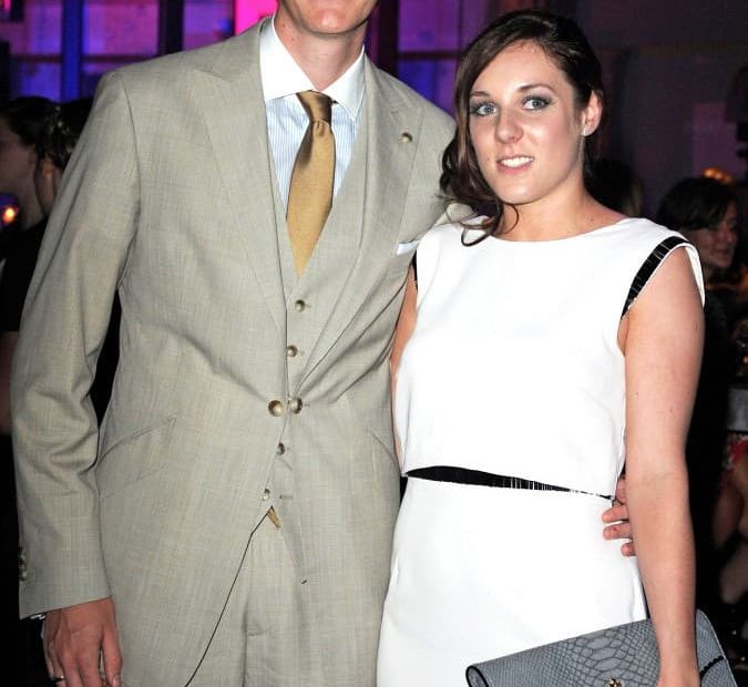 Image of Oliver Phelps with his wife, Katy Humpage