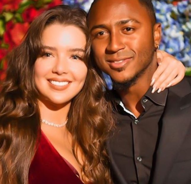 Image of Ozzie Albies with his girlfriend, Andrea