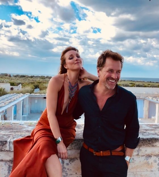 Image of Paul Greene with his fiancée, Kate Austin