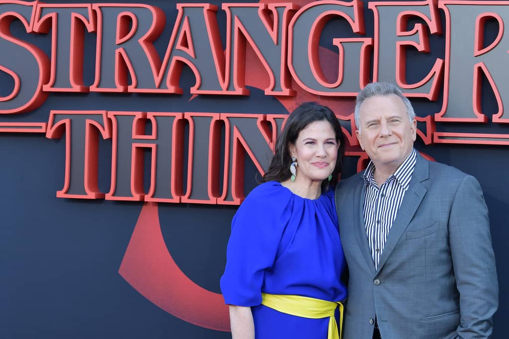 Image of The couple in the Premiere of Stranger Things 