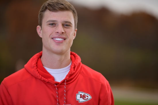 Image of the Place Kicker of the American football team Kansas City Chiefs
