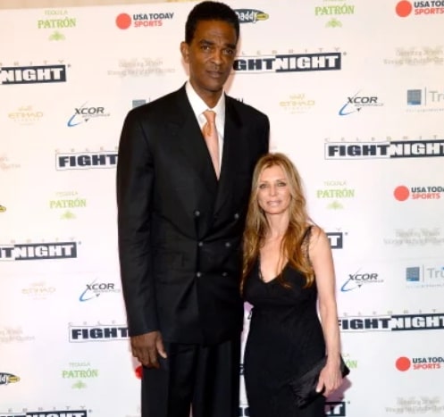 Image of Ralph Sampson with his former partner, Aleize Dial