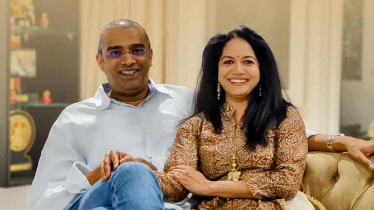 Image of Ram Veerapaneni with his wife, Sunitha Upadrashta
