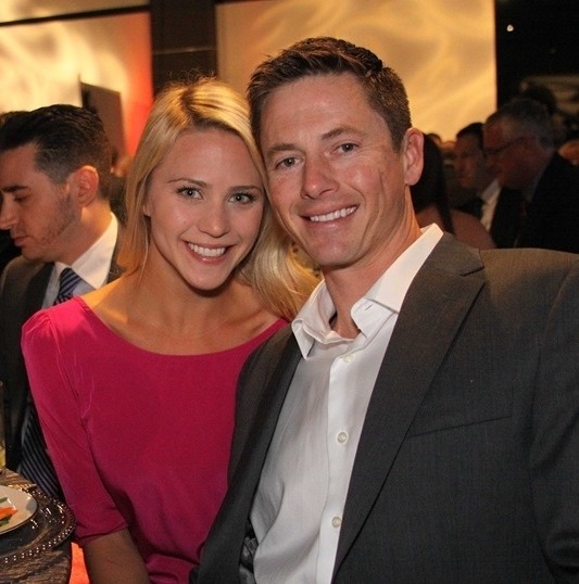 Image of Tanner Foust with his girlfriend, Katie Osborne