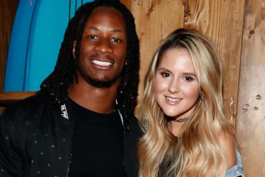 Image of Todd Gurley with his girlfriend, Olivia Davidson