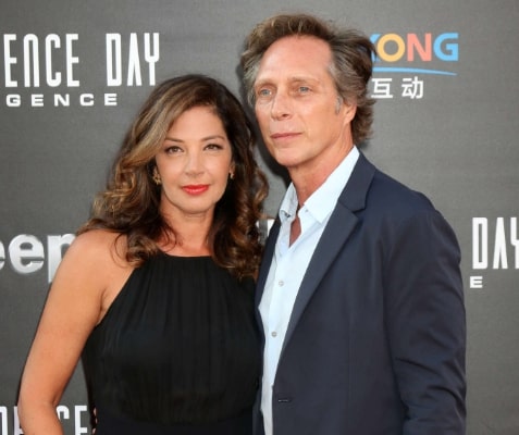 Image of William Fichtner with is wife, Kymberly Kalil
