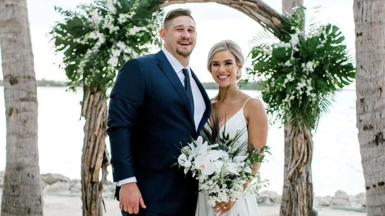 Image of Wyatt Teller with his wife, Carly Teller
