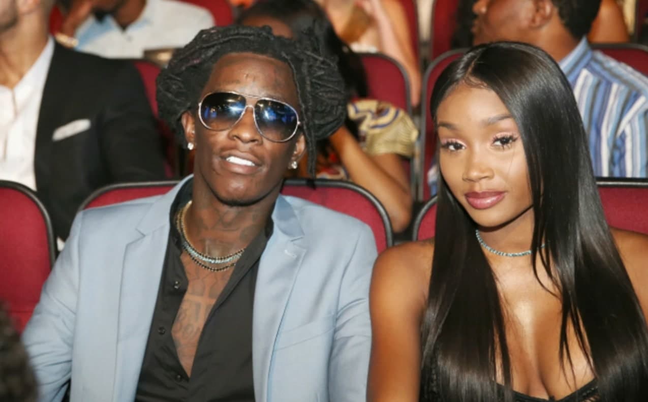 Image of Young Thug with his girlfriend, Jerrika Karlae