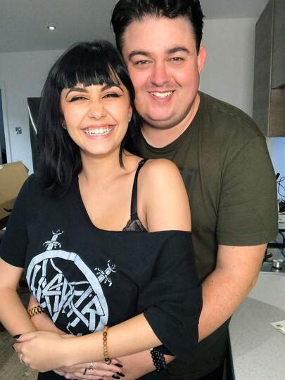 Image of Daz Black with his girlfriend, Soheila Clifford