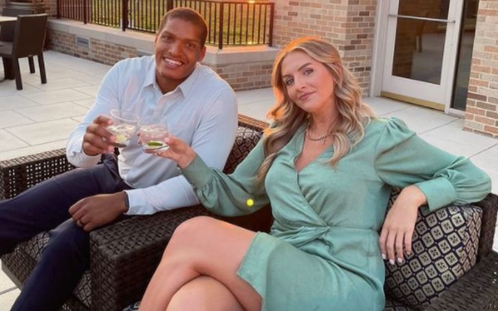 Image of Ronnie Stanley with his fiancée, Emily Kucharczyk