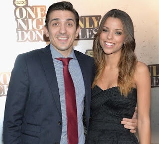 Image of  Andrew Schulz with his wife, Emma Turner