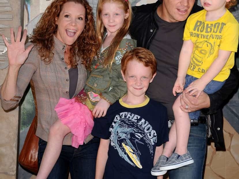 Image of Bart Johnson with his wife, Robyn Lively, and their kids, Baylen, Wyatt, and Kate Johnson