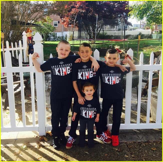 Image of the Kids of the UFC fighter Eddie Alvarez 