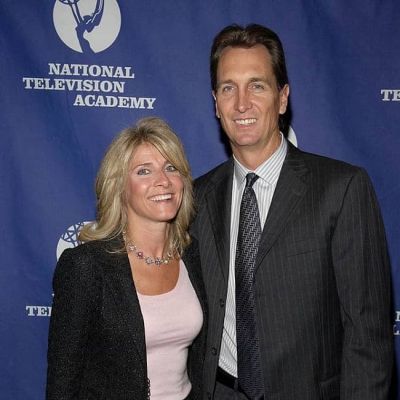 Image of Cris Collinsworth with his wife, Holly Bankemper