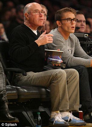Image of David Geffen with his ex-partner, Jeremy Lingvall