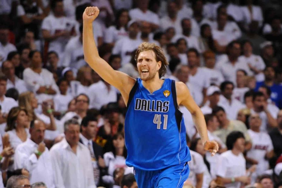 Image of Dirk Nowitzki a Former NBA player for the Dallas Mavericks