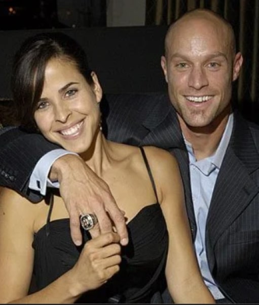 Image of Gabe Kapler with his former wife, Lisa Jansen