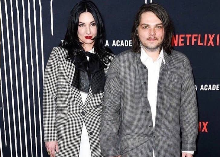 Image of Gerard Way with his wife, Lyn-Z