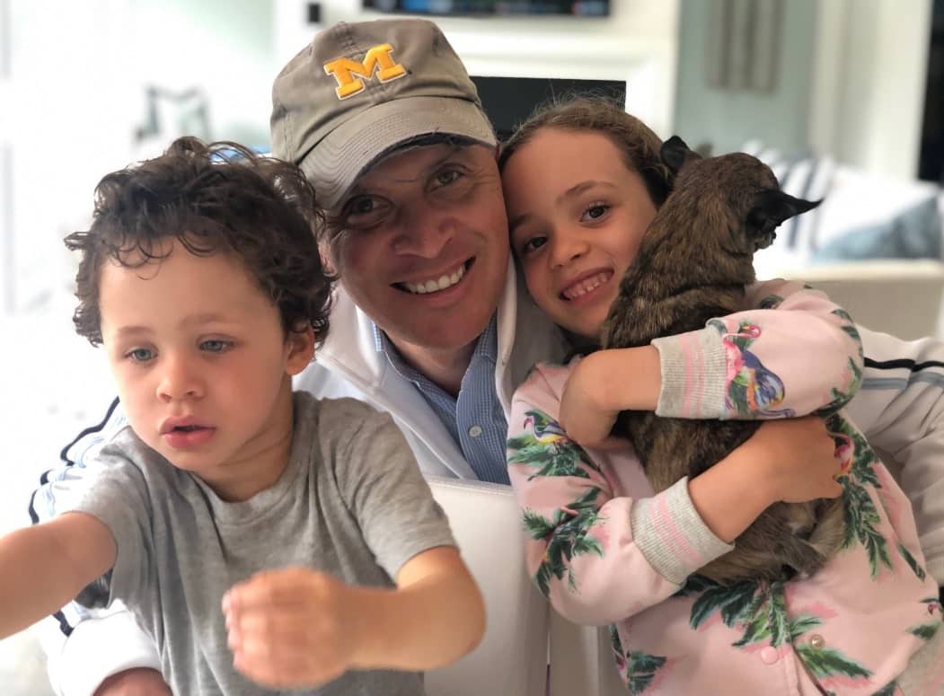 Image of Harold Ford Jr. with his kids, Georgia Walker and Harold Eugene Ford III