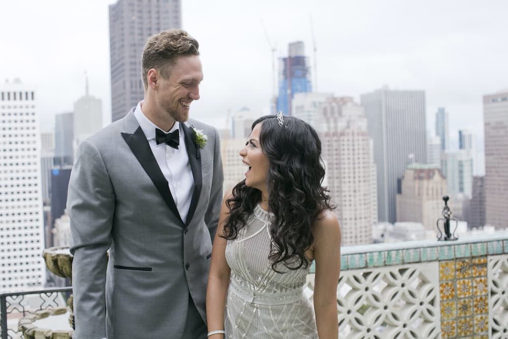 Image of Hunter Pence with his wife, Alexis Pence