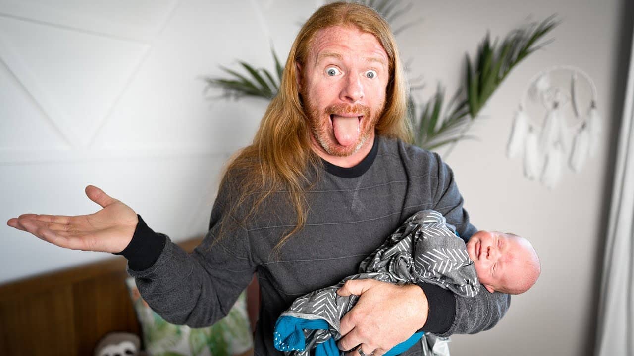 Image of Jp Sears with his son Wilder 