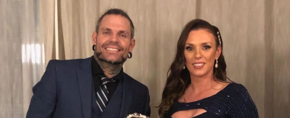 Image of Jeff Hardy with his wife, Beth Britt 