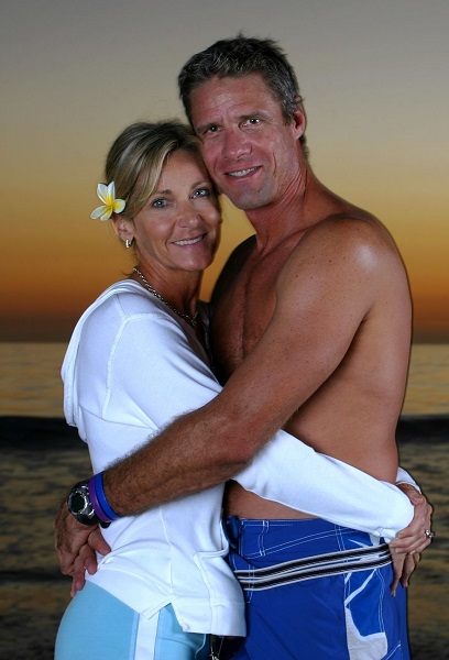 Image of Karch Kiraly with his wife, Janna Kiraly