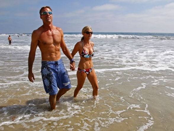 Image of Karch Kiraly with his wife, Janna Kiraly 