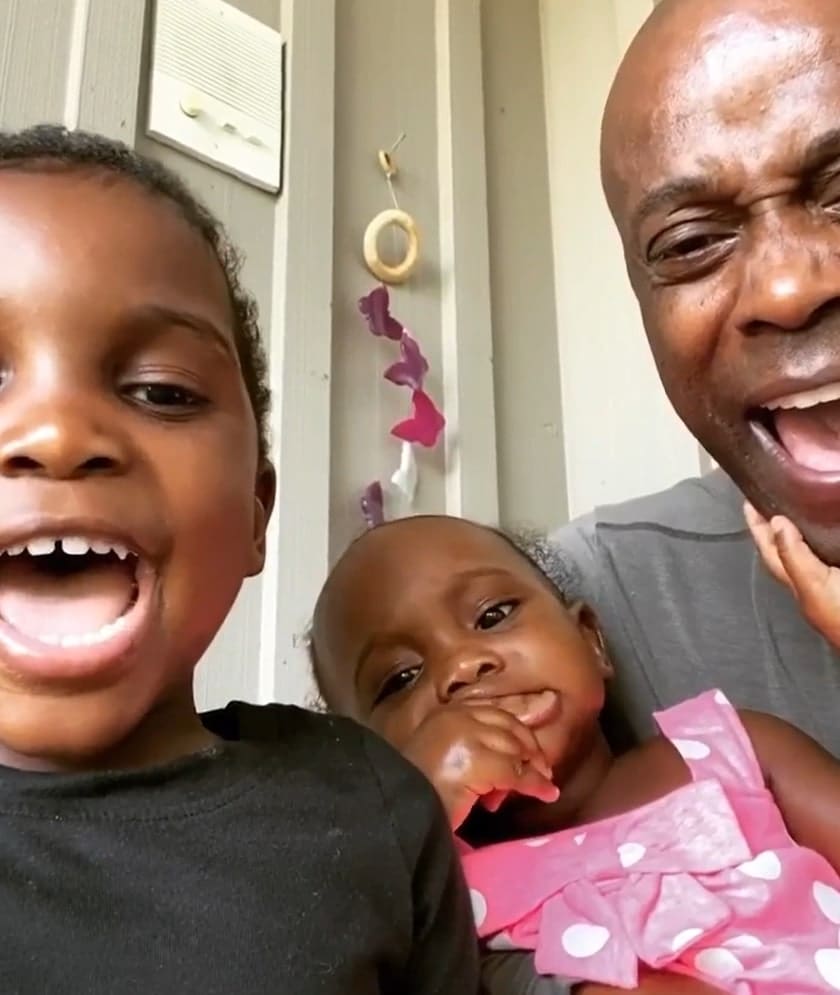 Image of Kem with his kids