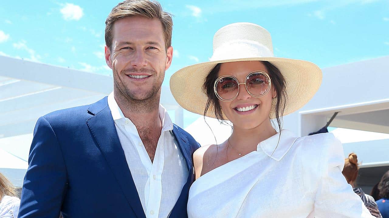 Image of Luke Bracey with his former partner, Olympia Valance